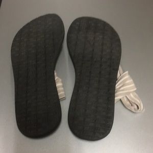 Sanuk Shoes - Sanuk sandals tan and white Sanuk Shoes - Sanuk sandals tan and white